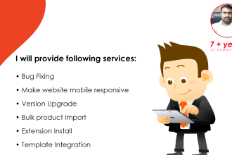 fix, code, customize, develop codeigniter php project