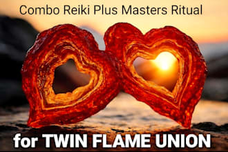 do combo reiki and masters ritual for twin flame union