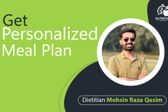 be your dietitian and nutritionist make your meal plan