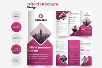 creative business flyer and  trifold brochure design