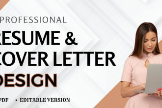 design a professional resume, CV with canva