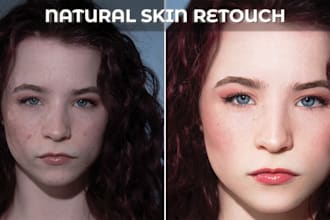 professionally retouch portrait and headshot photos