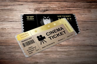 design astonishing ticket for any event