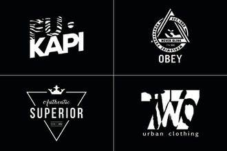 do logo design for your clothing brand or streetwear line