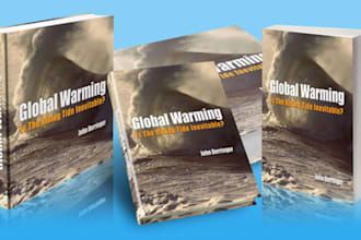 create 4 stunning graphical ebook covers