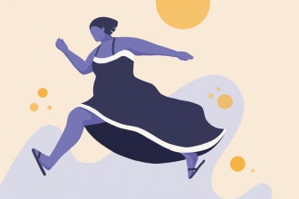 create a beautiful flat style illustration for any use
