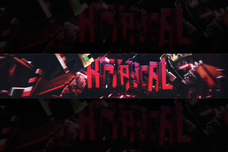 design an awesome minecraft youtube banner for you