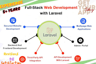 develop php laravel full stack, laravel backend and frontend solution