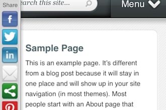 transform your Wordpress powered blog to be a mobile ready website compatible with iphone ipad android blackberry and windows