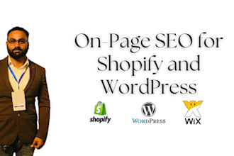 do full onpage SEO for shopify store and wordpress