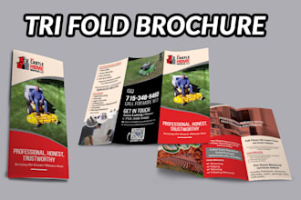 design professional trifold brochures and bifold brochures in 24 hrs