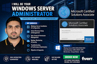 windows servers setup, windows servers installations