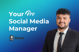 be your social media manager and content creator