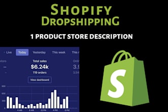 write high converting amazon shopify product description