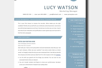 create a graphical resume