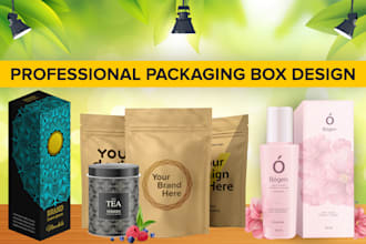 design packaging box with dielines