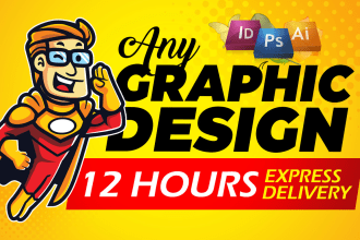be your personal graphic designer and do any graphic design