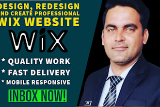 design, redesign and update your wix website