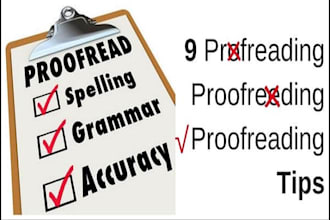 paraphrase and proofread you work