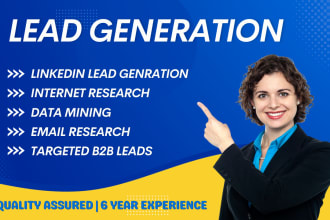 do linkedin lead generation and find quality b2b prospect lists