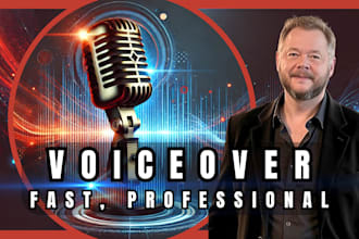 record a professional american male voice over that is confident and friendly