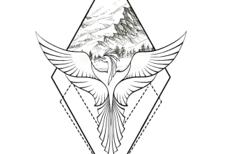 create a stunning geometric tattoo design for you