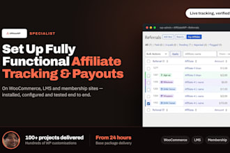 build a complete affiliatewp referral and payout automation system