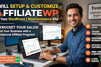 setup and customize affiliatewp for your wordpress or woocommerce site