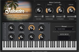 make a custom keyboard vst plugin for you to sell