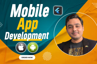 do flutter mobile app development as android and ios mobile app developer