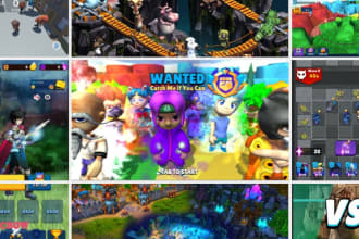 build, design and develop you 3d HD mini games