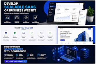 develop scalable saas or business website