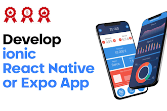 develop ionic flutter or react native app
