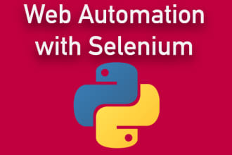 create a bot to automated a web process with python selenium
