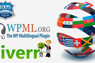 configure website multilingual or insert website content using wpml