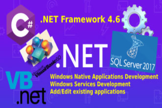 design and develop windows applications and services for you