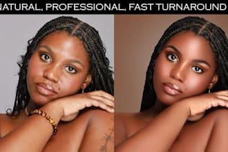 do photo retouching, editing portraits and headshots
