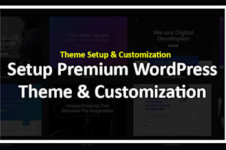 install themeforest wordpress theme customization like demo