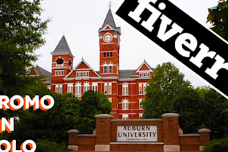 post 40 flyers around Auburn University