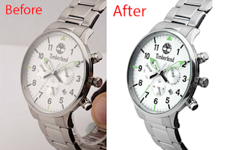 do quality watch photo editing, retouching and background removal