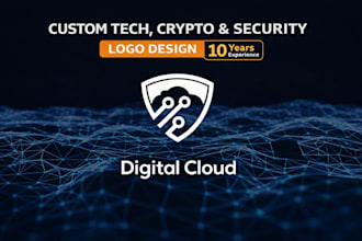 design a tech, crypto and security logo