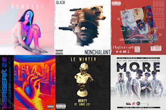 design an elegant album cover art or single cover