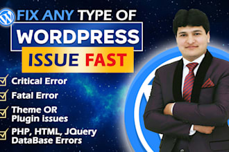 fix wordpress, php errors, issues and customization
