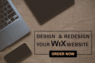 design and redesign custom wix website