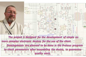 designed electronic circuits based on electronic components