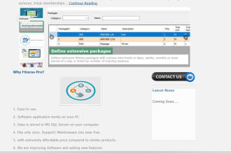 develop web and desktop application with sql or access db