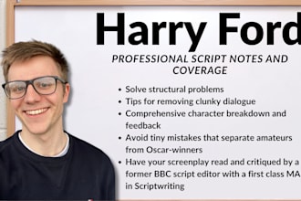 give you professional quality script notes and coverage