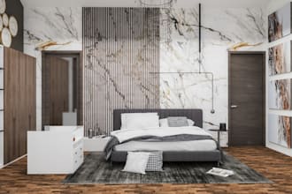 make a 3d modern interior design
