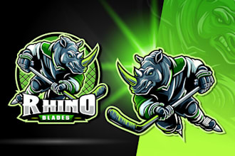 do mascot sports cartoon logo design