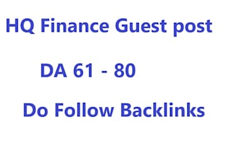 finance forex guest post on da 80 blog with dofollow link